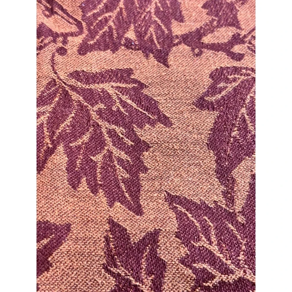 Maplewood Jacquard Autumn Tablecloth‎ Cotton Blend farmhouse 52x118